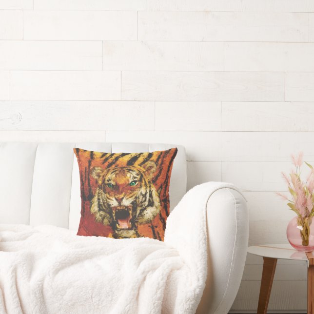 Coussin Libère-moi Tigre (Canapé)