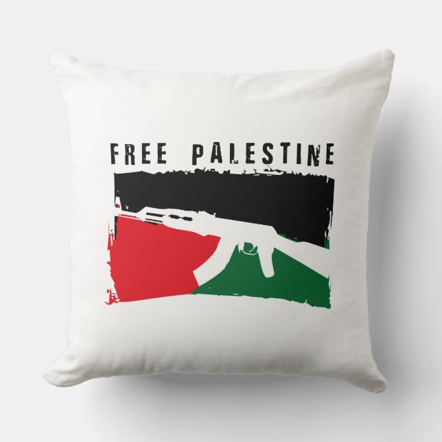 Coussin Libérer la Palestine (Recto)