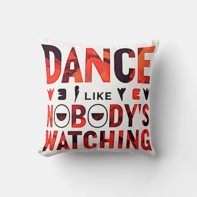 Coussin Liberté de danse (Recto)