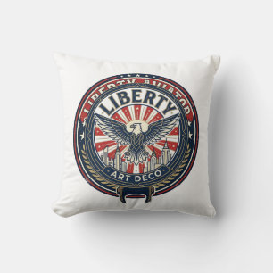 Coussin Liberty Aviator Patriotique Patriotique Aviation V
