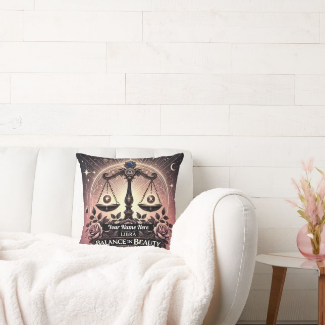 Coussin Libra "Balance in Beauty" Jeu d'oreiller (Canapé)