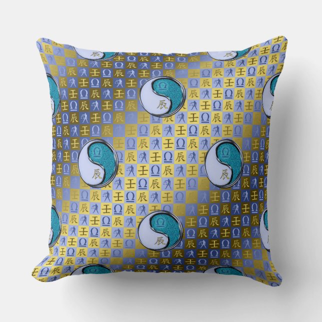 Coussin Libra & Water Dragon (Recto)