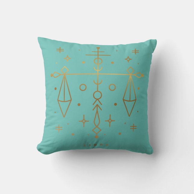 Coussin Libra Zodiac Jetez l'oreiller pour les Ados, les f (Recto)