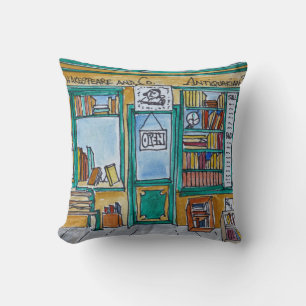 Coussin Librairie Shakespeare & Co. Seine, Paris