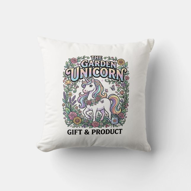 Coussin Licorne Conception de vecteur commercial de licorn (Recto)