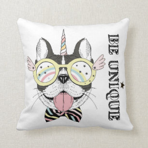 Coussin Licorne de bouledogue français