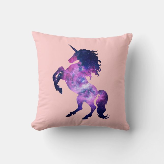 Coussin Licorne de l'espace (Recto)