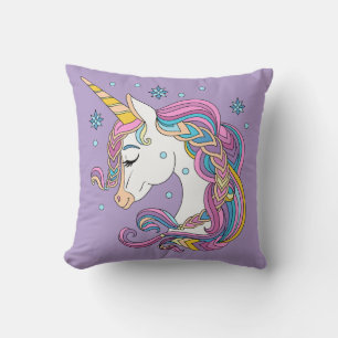 Coussin licorne de Noël