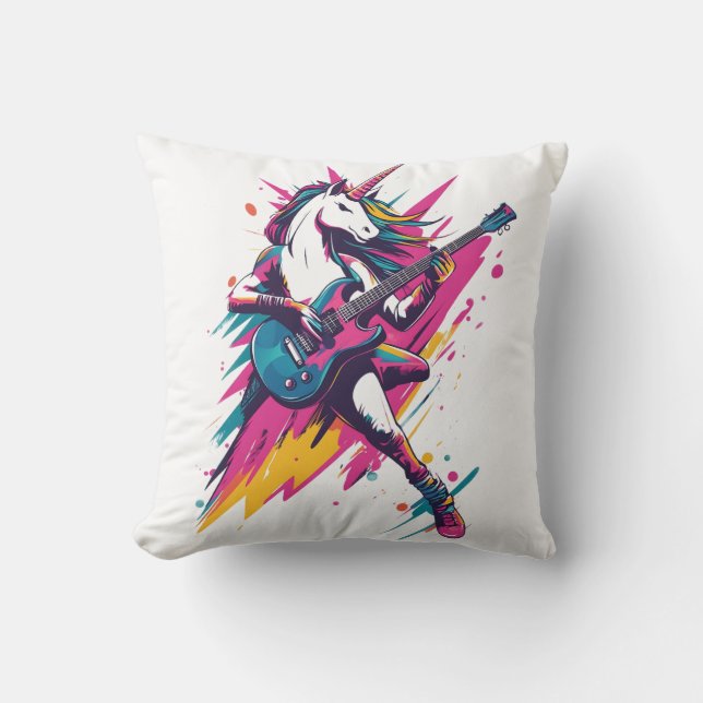 Coussin Licorne du champ de tournesols (5) (Recto)
