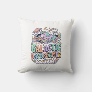 Coussin Licorne Galactique Rêveuse Kawaii Autocollant et T