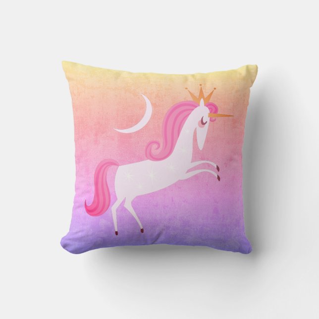 Coussin licorne magique (Recto)