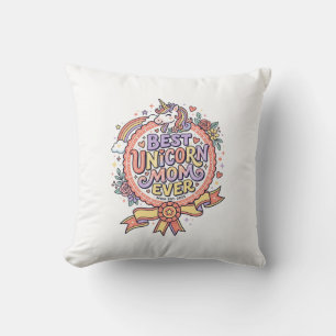 Coussin Licorne Meilleure Maman Licorne Jamais Fantaisiste