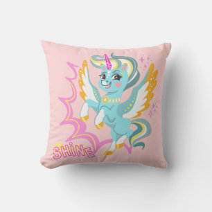 Coussin Licorne mignonne et puissante