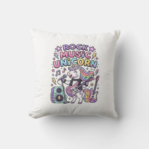 Coussin Licorne Rock Musique Licorne Charme Marketplace Ar
