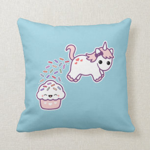 Coussin Licorne rose de Pooping