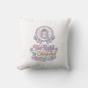 Coussin Licorne Trop Rare pour Comparer T-Shirt Pastel Mig