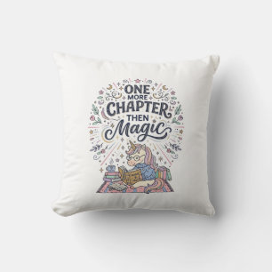Coussin Licorne Un Chapitre De Plus Puis Magie Imprimé Prê