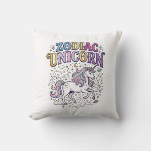 Coussin Licorne Zodiaque Licorne Marché de vecteurs premiu