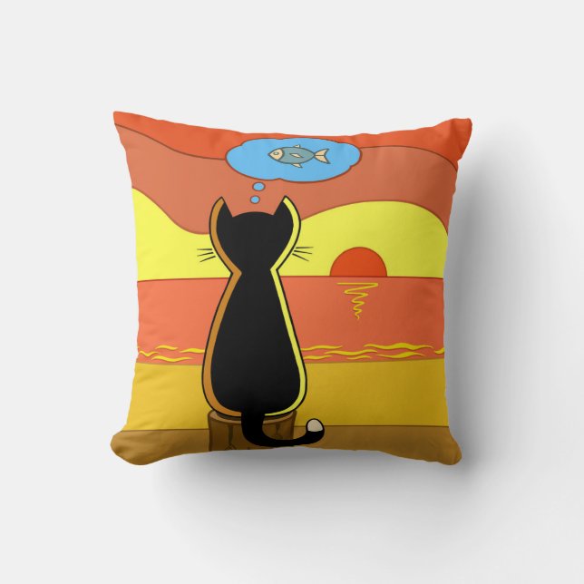 Coussin L'idée de pêche d'Apple (Recto)