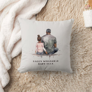 Coussin Lien père et fille noir (4)