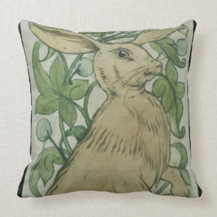 Coussin Lièvres (la semaine sur le papier)