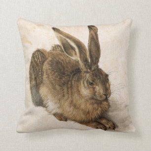 Coussin Lièvres par Albrecht Dürer - dos de symbole de