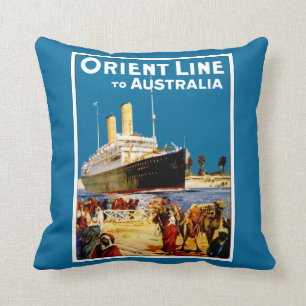 Coussin Ligne de l'Orient vers l'Australie