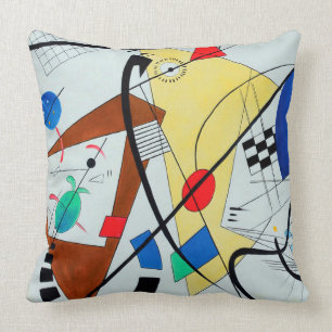 Coussin Ligne transversale par Wassily Kandinsky
