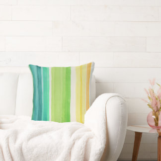 Coussin Lignes Colorées