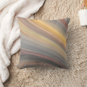 Coussin lignes couleurs pastelles