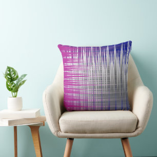 Coussin lignes croisées