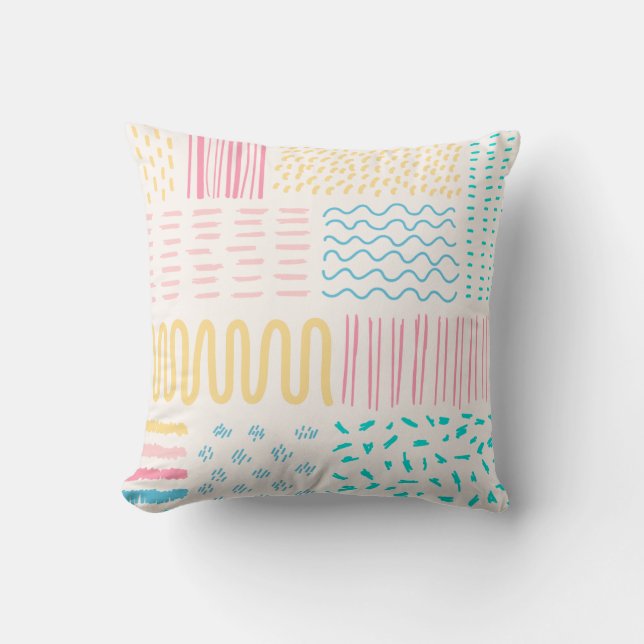 Coussin Lignes de motif (Recto)