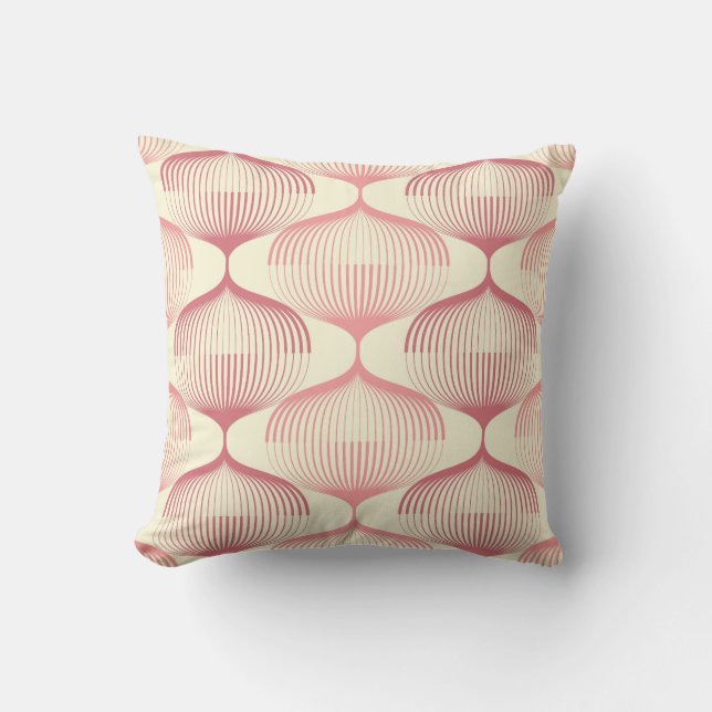 Coussin Lignes géométriques : Abstrait Arrière - plan sans (Recto)
