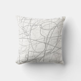 Coussin Lignes grises Lancer l'oreiller