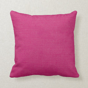 Coussin Lignes modernes fuschia "du regard de toile Nubby"