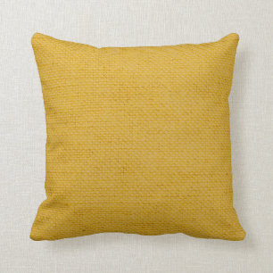 Coussin Lignes modernes "Nubby Linen Look" or
