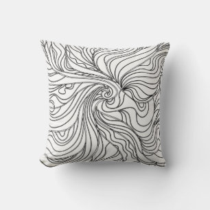 Coussin Lignes ondulées