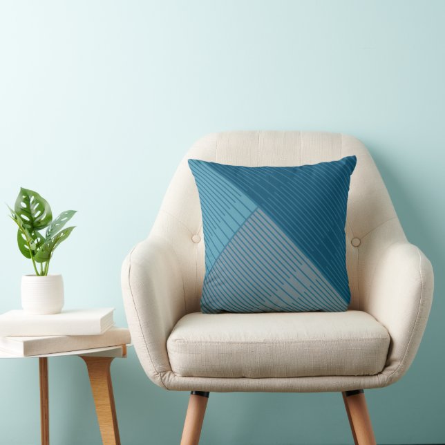 Coussin Lignes stylées simples (Chaise)