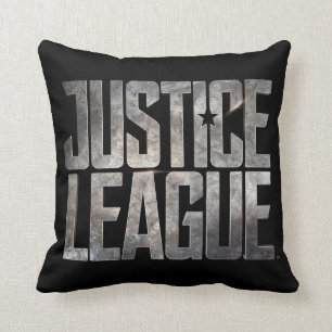 Coussin Ligue de Justice   Logo métallique de la Ligue de 