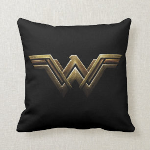 Coussin Ligue de Justice   Symbole métallurgique Wonder Wo