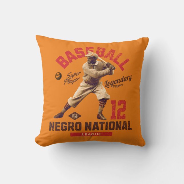 Coussin Ligue Nationale Negro, 1920, EST (Recto)