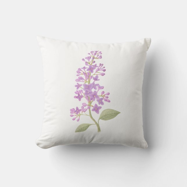 Coussin Lilac À Deux Côtés (Recto)