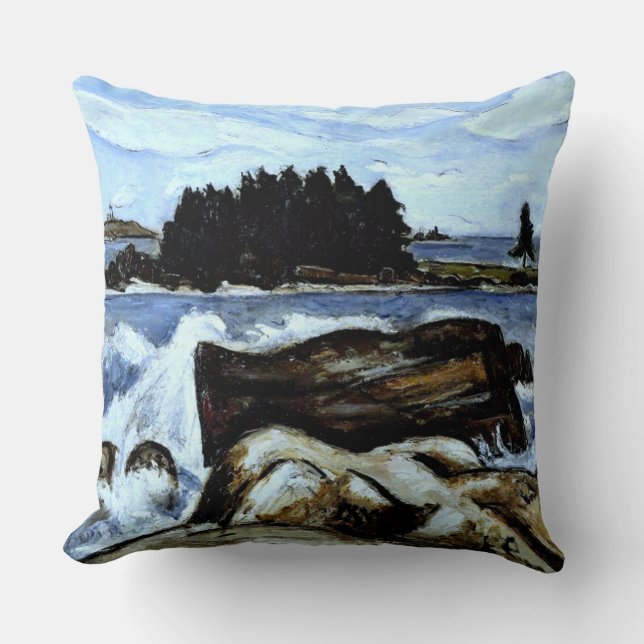 Coussin l'île de Jotham (aujourd'hui Fox), au large de Ind (Recto)