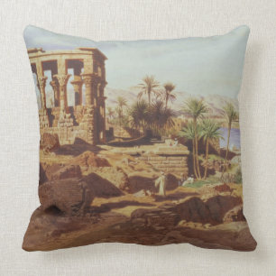 Coussin L'île de Philae, 1866 (la semaine)