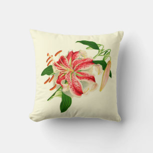 Coussin Lilies Vintage