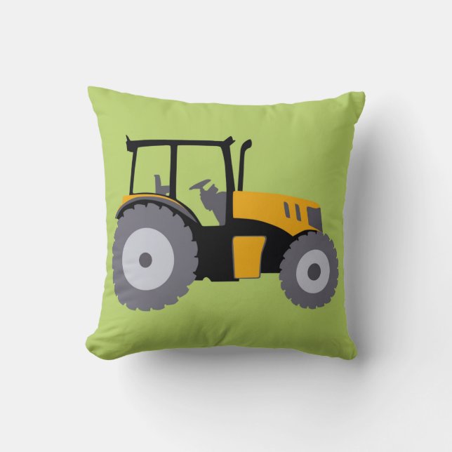 Coussin L'illustration de tracteur de crèche badine le (Recto)