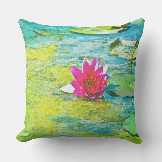 Coussin Lily Lilypad (Recto)