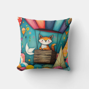 Coussin L'Imaginaire volant d'un Fox