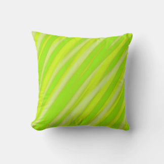 Coussin Lime Art peinture acrylique Abstraite