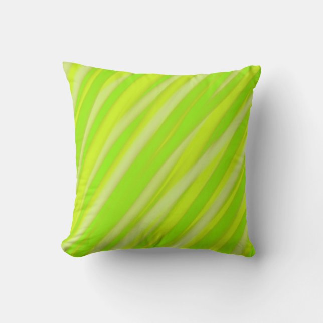 Coussin Lime Art peinture acrylique Abstraite (Recto)